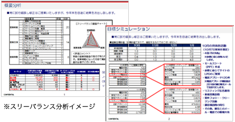 スリーバランス分析イメージ